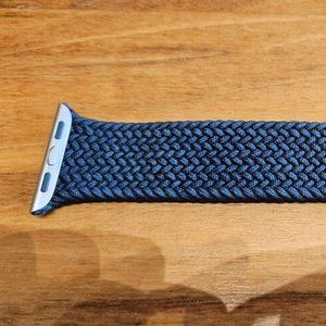 Apple Watch 38/40mm size 3 (feel like 5) Braided Loop Band Charcoal Gray Black